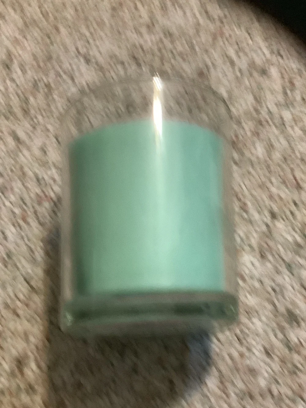 Better Homes And‎ Gardens Blue, Teal and Green Glass Jar Candles - Set of 4